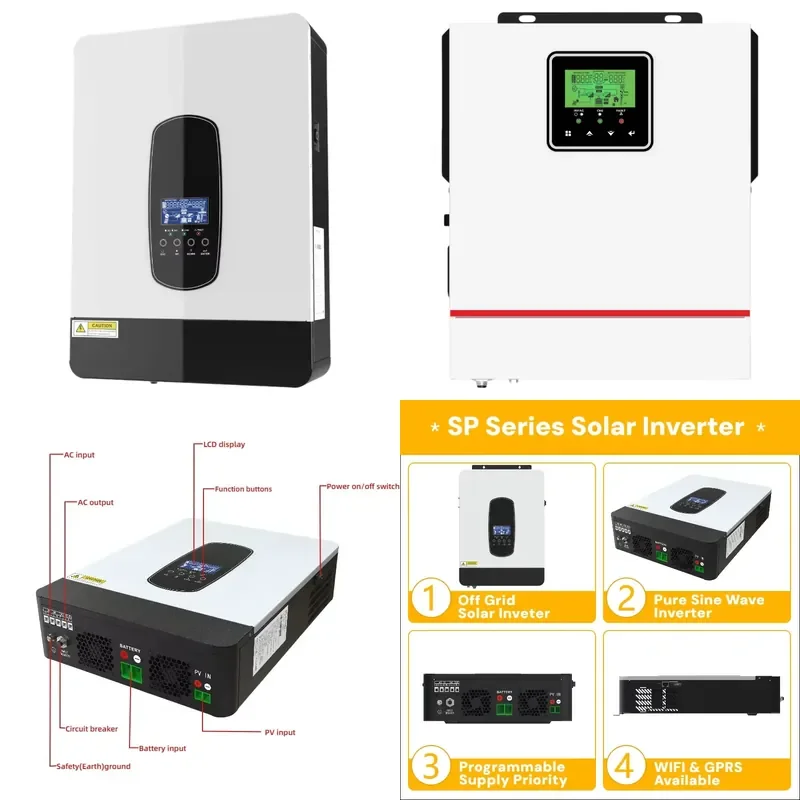 1000W-3200VA Off-Grid Solar Inverter Single & Three Phase AC to AC String Inverter with 1500VA 2200VA 1800W Output