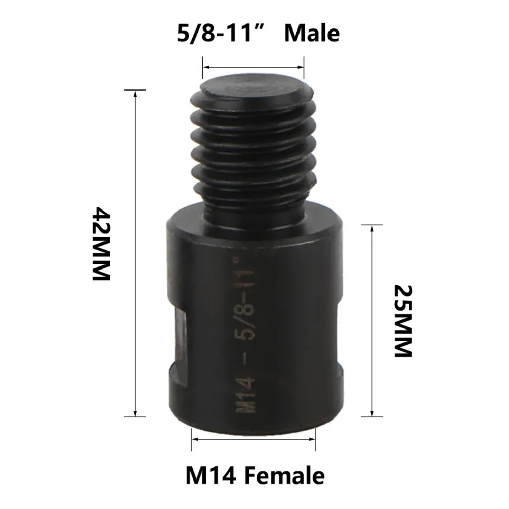 محول محول طاحونة زاوية معدنية 5811 إلى M10 وأداة تحويل الخيط M14 للتلميع والحفر