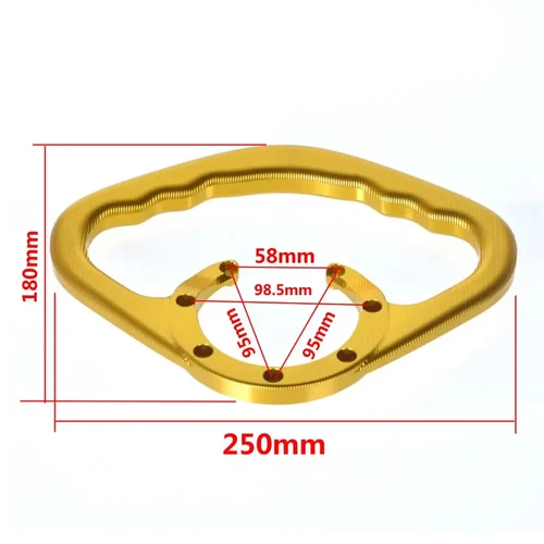 Imagen 2 del producto Para Suzuki GSR 600 2006-2011 y GSR 750 2011-2015 empuñaduras de pasajero agarre de mano tanque barra de agarre manijas reposabrazos