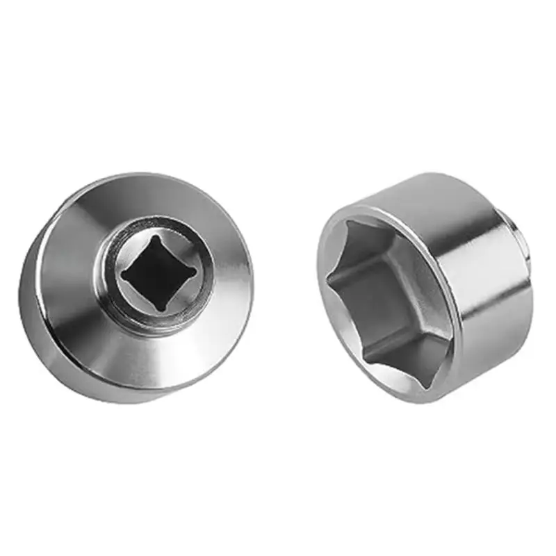 

A73Q-2Pcs 27Mm Socket-Oil Filter Wrench Tool Steel Quickly Oil Filter Removal Tool 3/8Inch Drive Oil Filter Socket Tool
