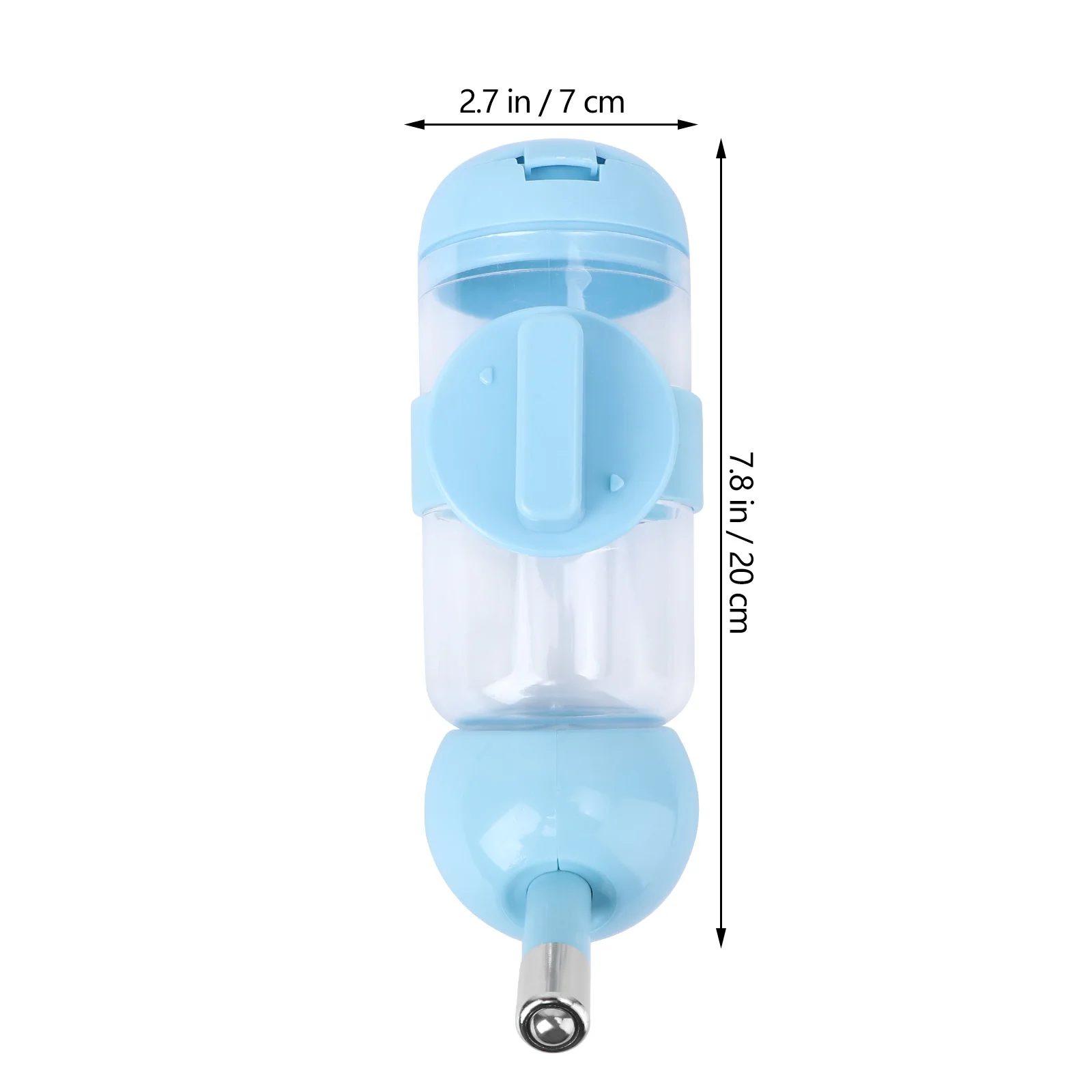 

Hanging Drinking Fountain Pet Water Feeder Dog Cat Dispenser Bottle Stainless Steel Leak Proof Non Slip Easy Add Water