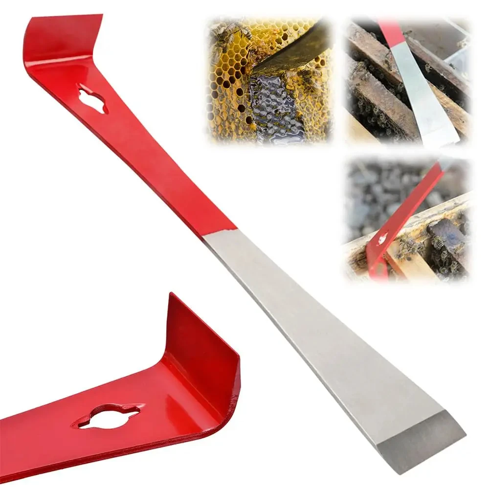 

Stainless Steel Bee Hive Hook Scraper Multifunctional Beekeeping Hive Tool Hive Scraper Beekeeping Equipment Frame Cleaning Tool