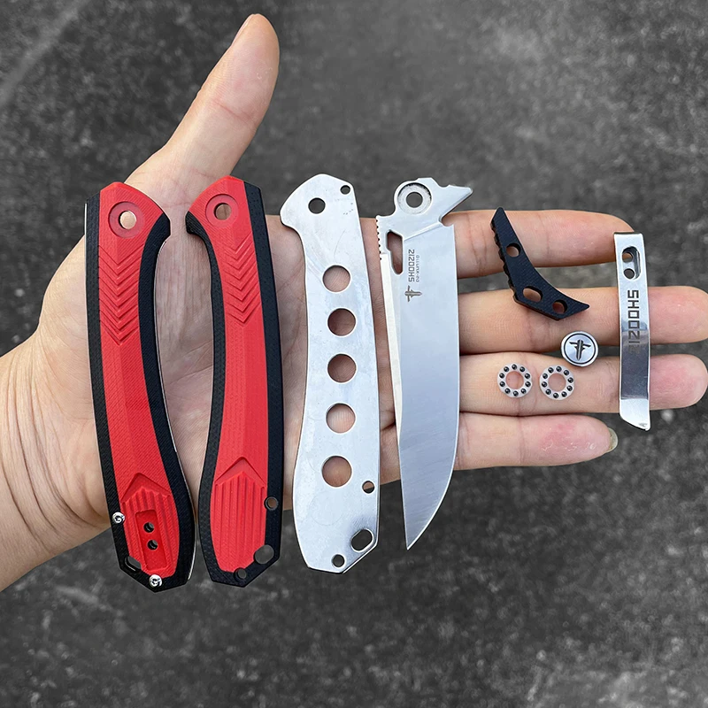 SHOOZIZ XUN110 NEW Folding Tasche Messer D2 Klinge G10 Griff Kugellager Überleben Jagd Camping Tragbare Tactical EDC Messer