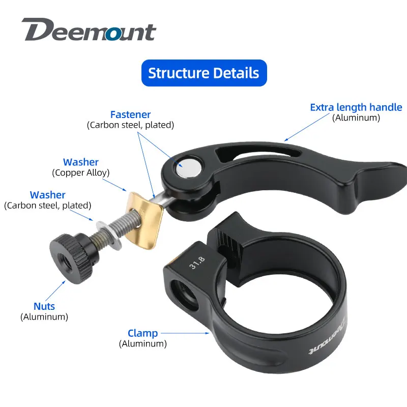 Thumbnail 2 - #75 Bicycle Seatpost Clamps List of Top Picks