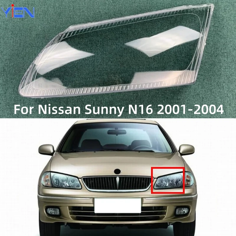 

Для Nissan Sunny N16 2001 2002 2003 2004, автомобильные детали и аксессуары, автомобильные фары, корпус фары, стекло