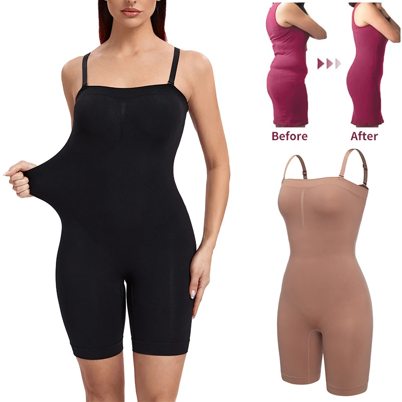 

Full Body Shapewear Women Bodysuit Tummy Control Butt Lifter Smooth Thigh Slimmer Waist Trainer Postpartum Reductor Shorts Fajas