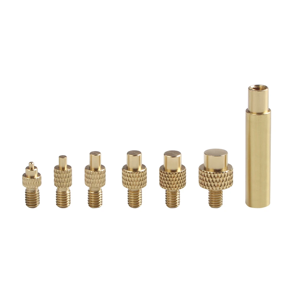 (B63C) Heat Insert Nut Iron Tip Heat Set Insert Tool Soldering TS100 Iron Tip 3D Printing Modify Finishing Tool Brass Thread