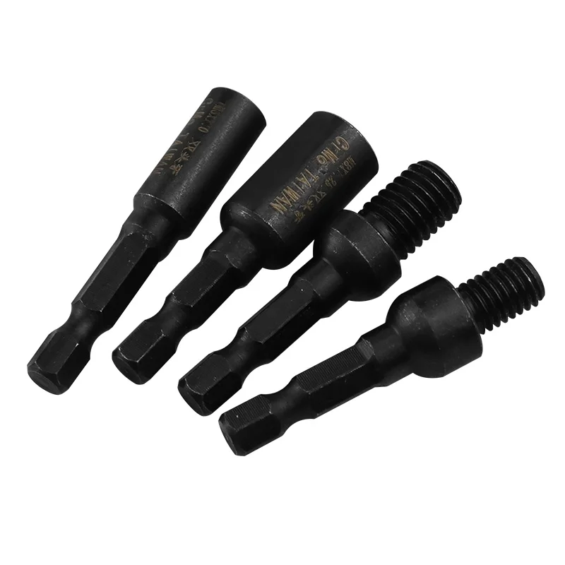 

5 pcs Socket Double Head Screwdriver Pre-Embedded Locking Nut Self-Tapping Sleeve 6.35mm Drive Internal External Thread Screw