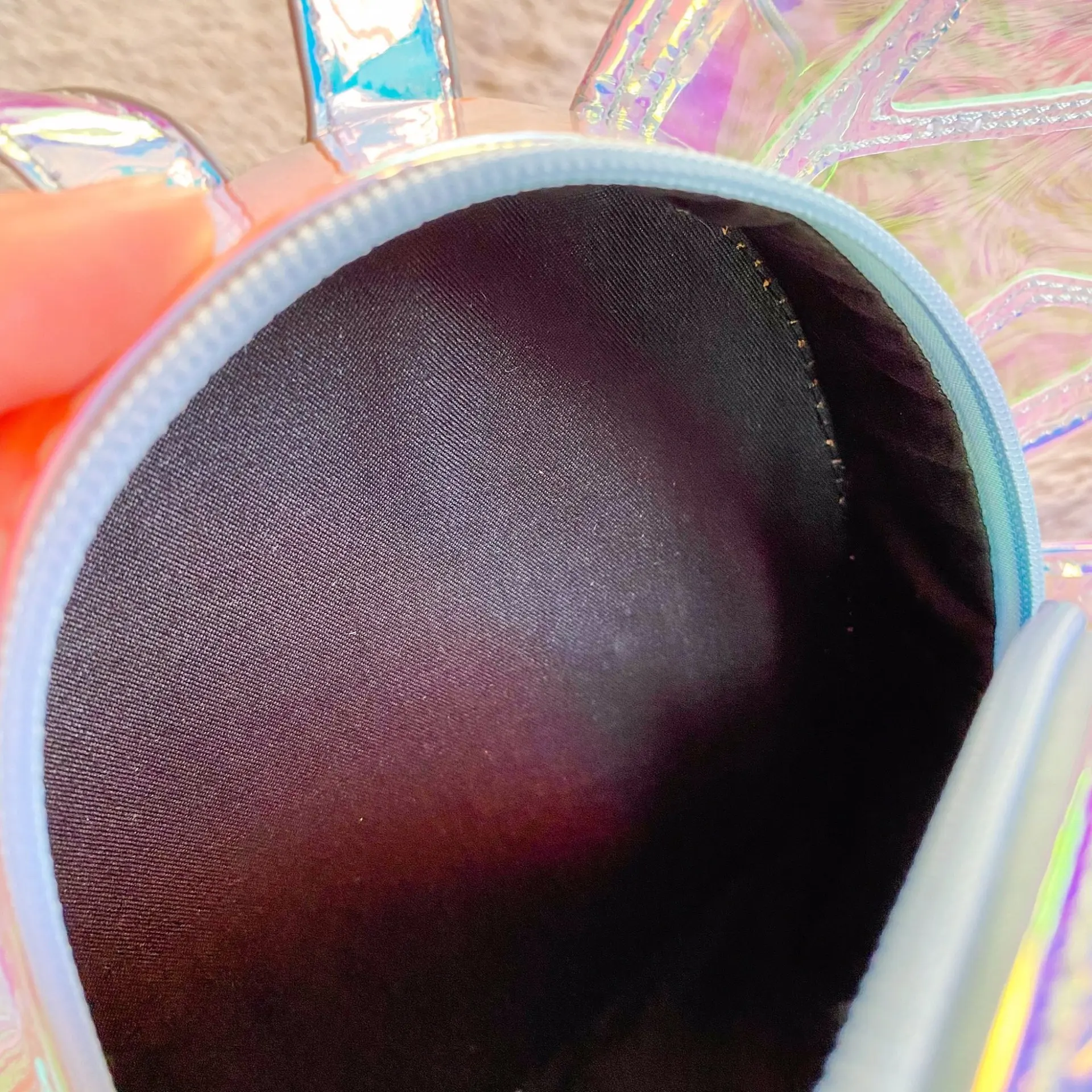 2024 Fashion Women's Laser Mini Backpack Butterfly Angel Wings Daypack for Girls Travel Casual School Bag Holographic Leather