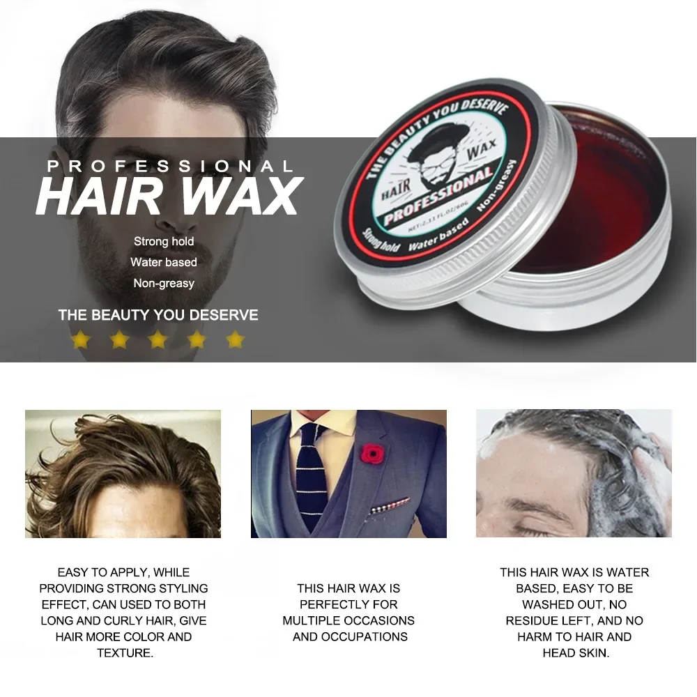 

Moisturizing Hair Wax for Men - Long-Lasting Hair Styling Waxes & Cream with Alluring Fragrance