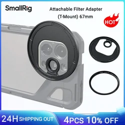 SmallRig T-Mount to 67mm Magnetic Filter Adapter, for iPhone 15 Series, for SmallRig Magnetic 67mm Filter Series -4585