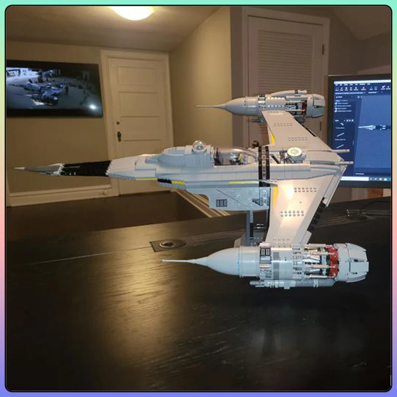 Star Battlee Movie UCS Naboo N-1 Starfighter MOC cegły klocki do budowy zabawki Model DIY zestawy kolekcjonerskie prezenty świąteczne dla dzieci