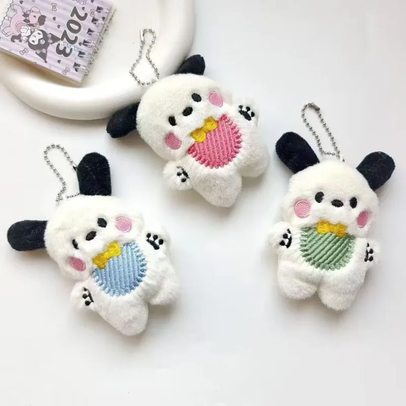 

Pochacco аниме Kawaii Sanrio детская милая кукла пара кулон милый мультяшный школьный рюкзак креативное украшение подарки для детей