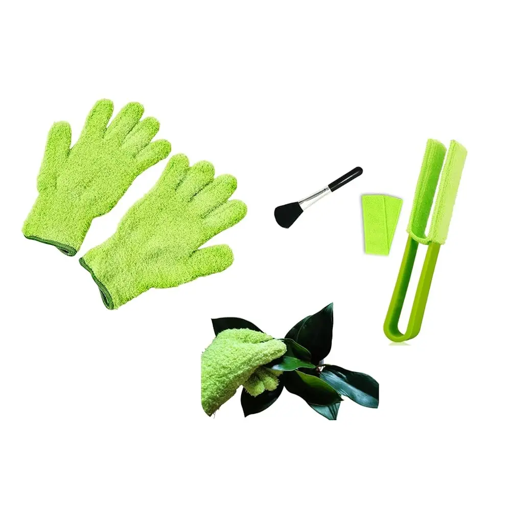 

Free Shipping Microfiber Gloves for Plant Dusting, Dusting Gloves for Plants, Gentle Leaf Shine, Comes with 2 Removable Sleeves