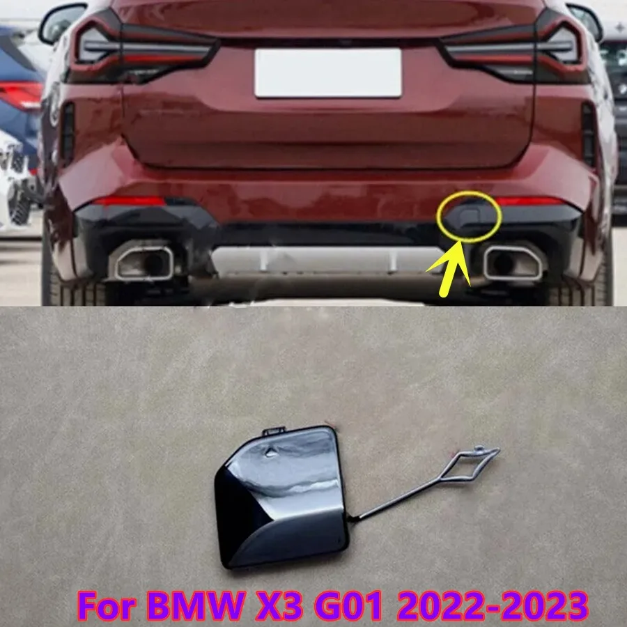

Окрашенный черный Задний бампер с буксировочным крючком для BMW X3 G01 2022-2023 51129853319