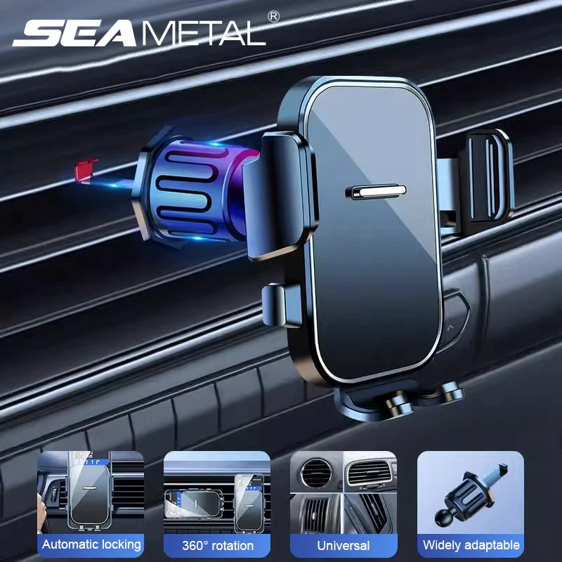 Seametal Car Air Vent Telefon halter 360-Grad-Drehung stabile Autotelefon halterung Freis prec heinrich tung Auto-Navigations unterstützung für 2014-2018 in