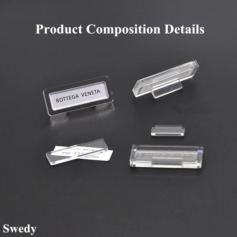 Акриловый держатель для знаков, 56x19 мм