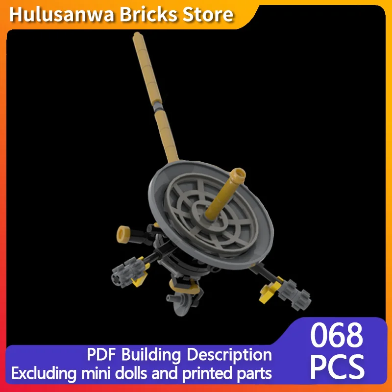 Jupiter Exploration Spacecraft Model MOC Building Bricks War Equipment Modular Technology Gifts Holiday Assemble Children Toys