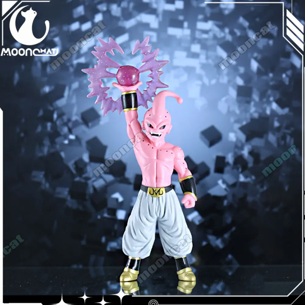 25cm Dragon Ball Anime Figure Majin Buu Action Figurine Standing Posture Raising Hands Buu Models Collection Dbz Buu Decor Doll