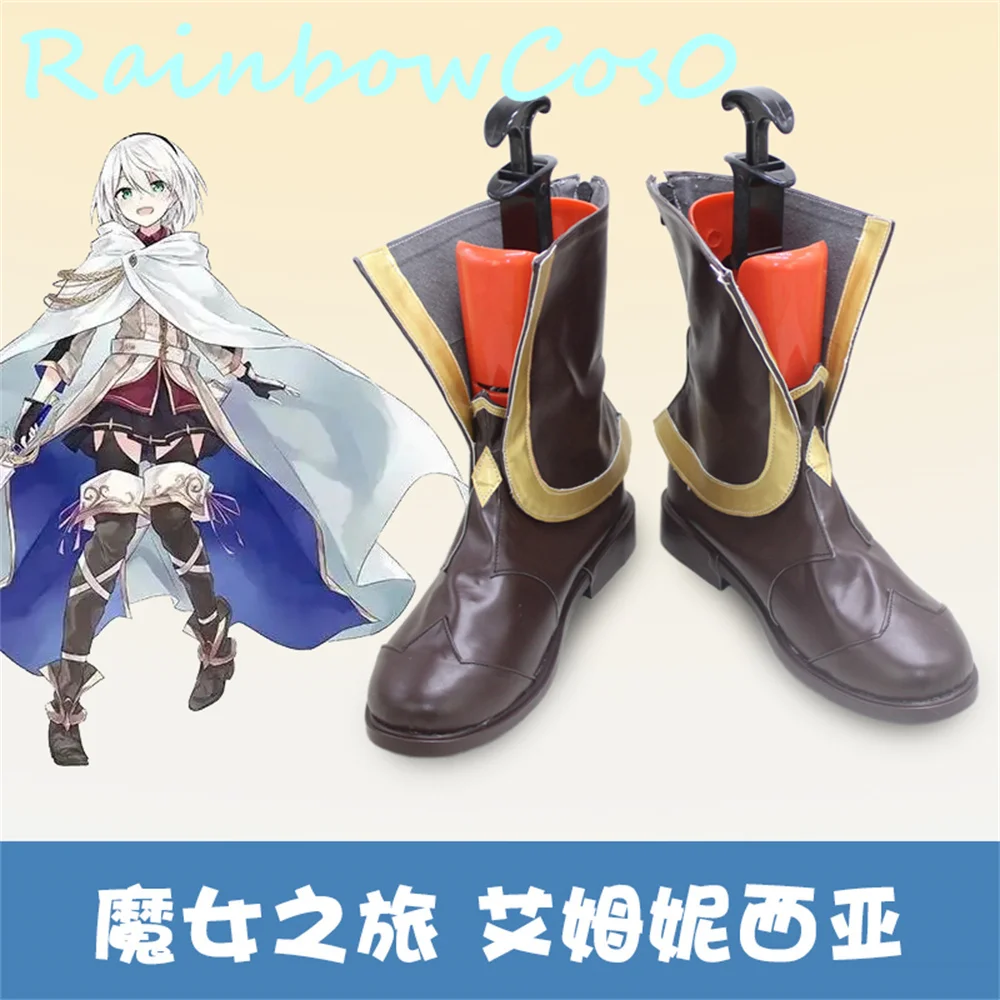 Wandering Witch The Journey of Elaina Amnesia Cosplay Shoes Boots Game Anime Halloween Christmas W2720