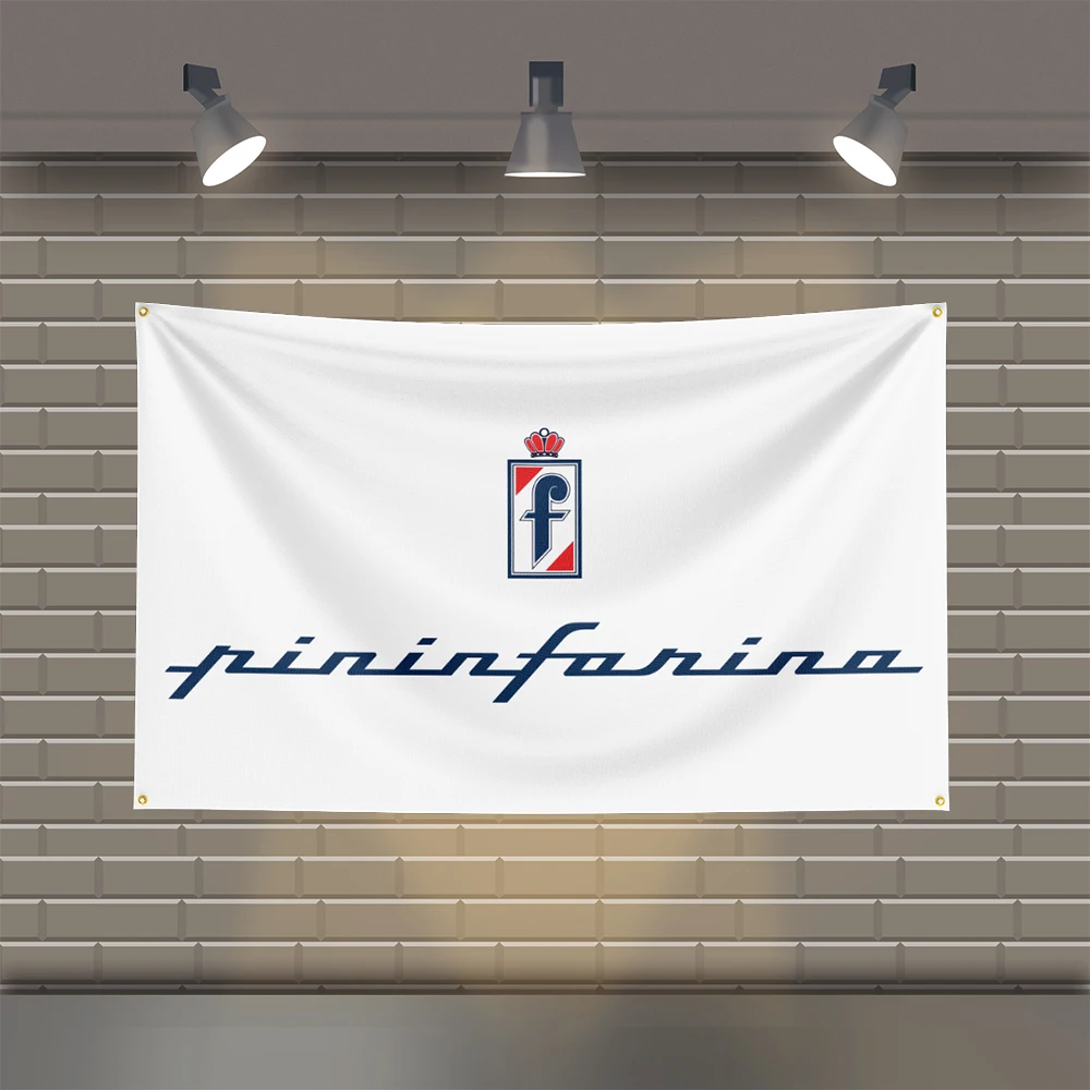 3x5 Ft P-Pininfarinas Racing  Flag Polyester Printed Cars Flags for Room Garage Decor