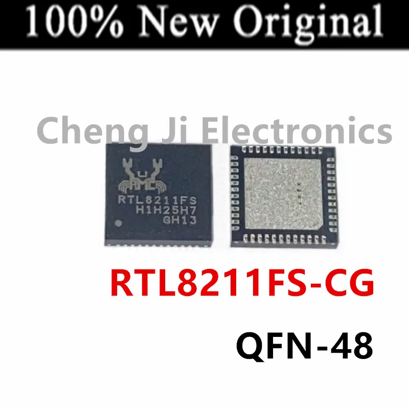 10PCS/Lot     RTL8211FS     RTL8211FS-CG    QFN-48    New original Ethernet transceiver chip