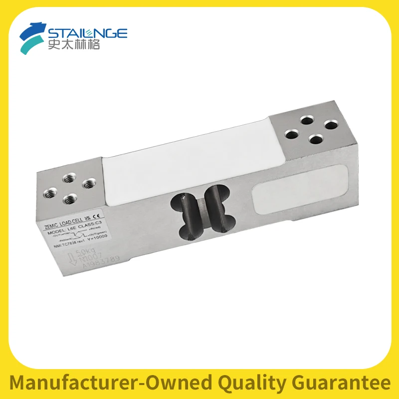 ZEMIC L6E Weighing Sensor Single Point Load Cell 50-500kg Diamond Shaped Mounting Hole Electronic Pricing Scale Platform Scales