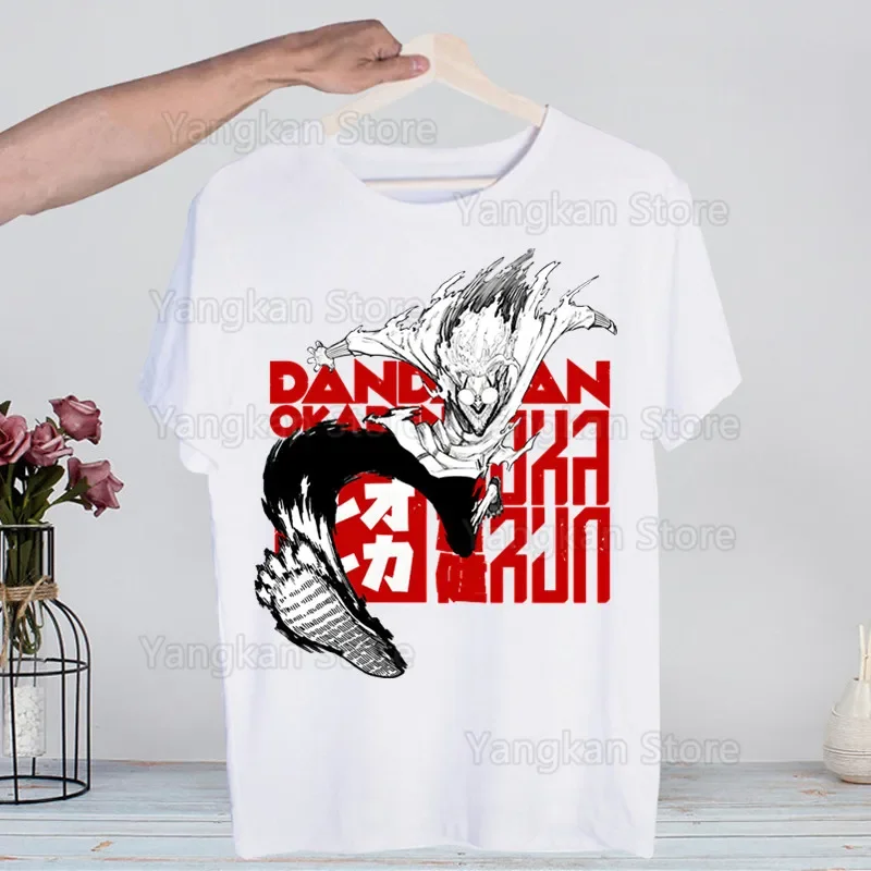 Dandadan Okarun انمي ياباني تي شيرت الرجال القمصان جودة الصيف بلايز قصيرة الأكمام تيز تي شيرت