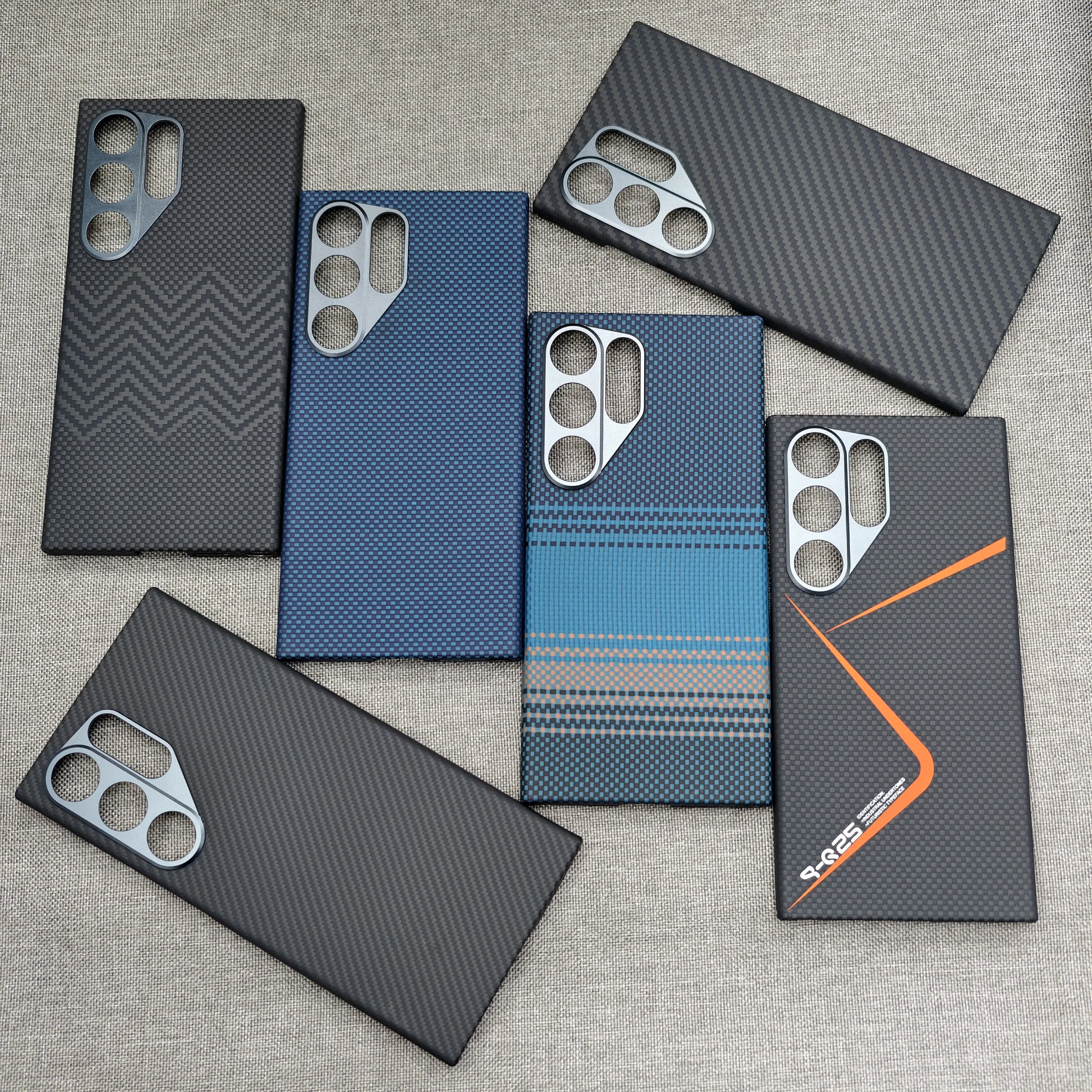 

Чехол KEVFORM из настоящего арамидного волокна для Samsung Galaxy S24 Ultra Magsafe: легкий, ультратонкий, магнитный, деловой, роскошный, прочный, тонкий чехол.