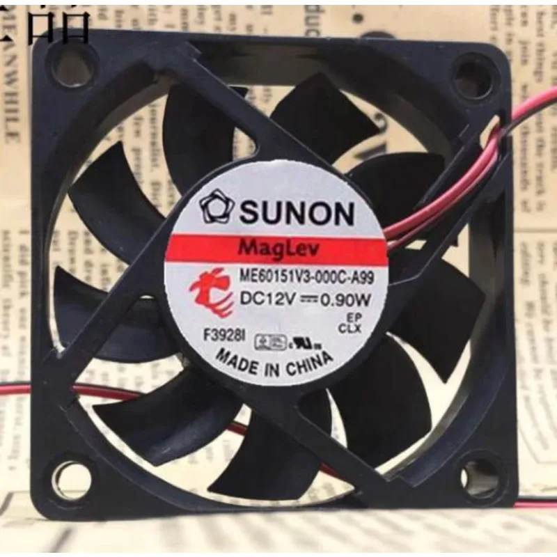 NEW Cooler Fan for SUNON ME60151V3-000C-A99 Magnetic Suspension Cooling Fan 6cm 6015 12V 0.90W 60 * 60 * 15mm