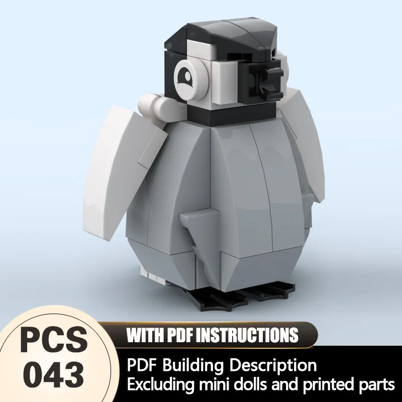 

Creators Animal Series Model MOC Building Bricks Penguin Chick Modular Technology Gifts Holiday Assemble Children Toys Suit