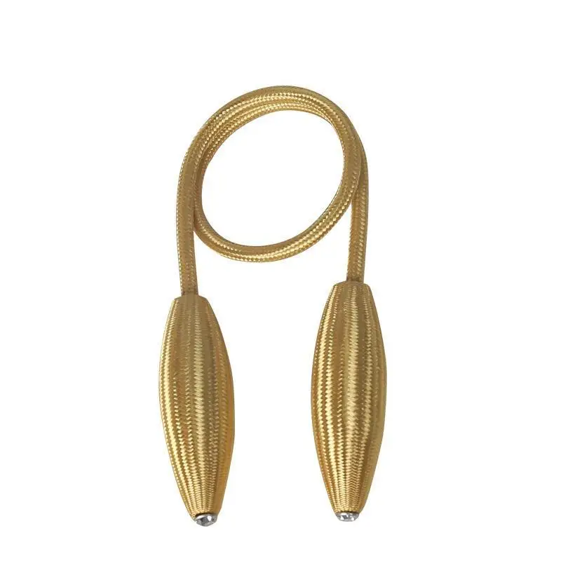 2pc Arbitrary Shape Strong Curtain Tiebacks Plush Alloy Hanging Belts Ropes Curtain Holdback Curtain Rods Accessories