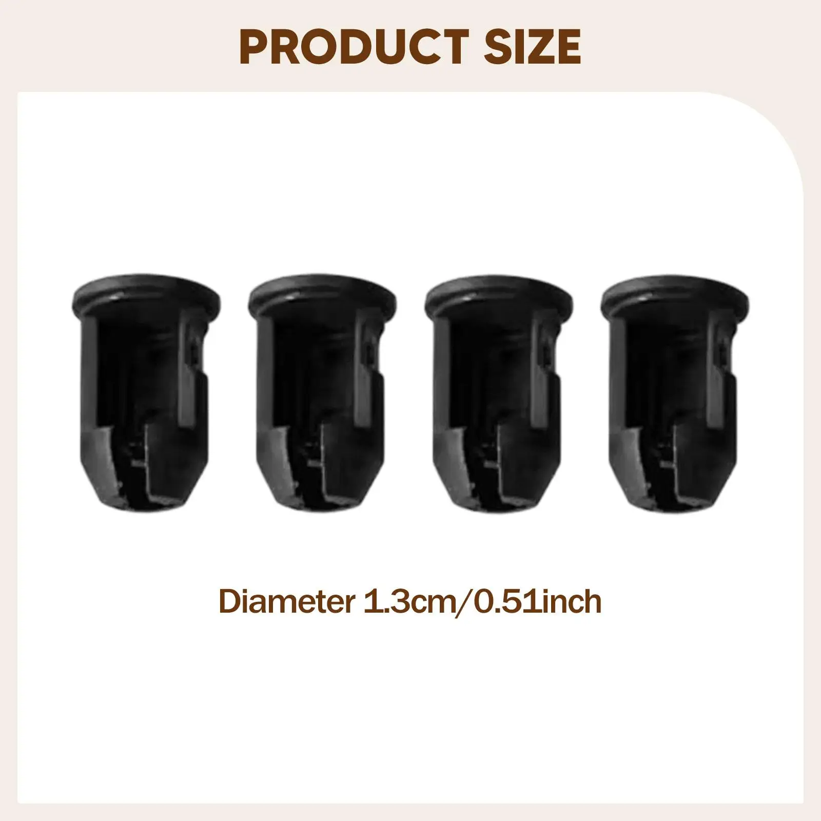 

4 Chair Tube Insert Plug Furniture Protection Supplies Chair Leg Inserts for Camping Outdoor Fishing Hiking Beach