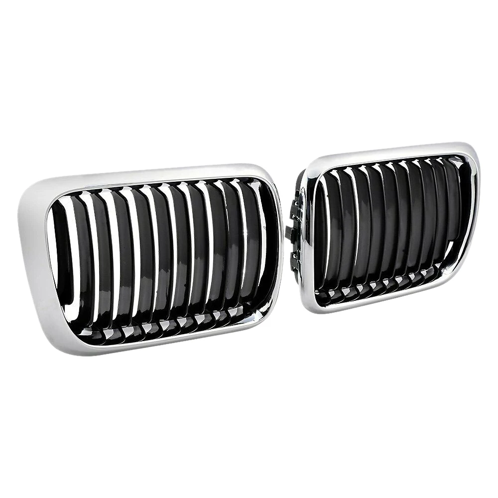 

E36 Grill,Black Kidney Front Bumper Kidney Grille Grills For-BMW E36 3-Series 318I 323I 328I M3 1997-1999
