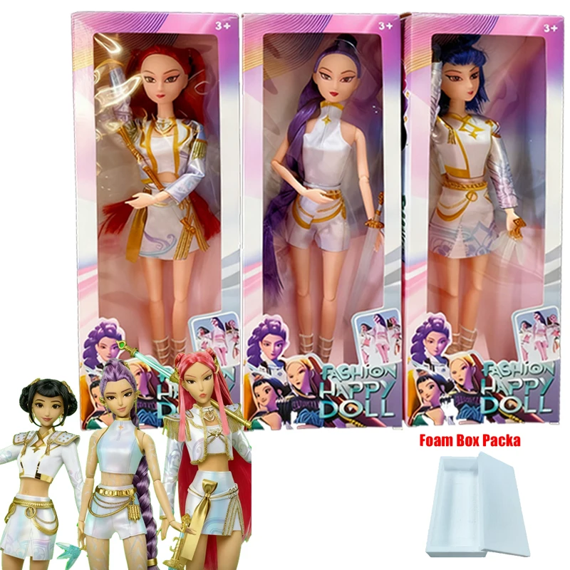 Poupée en vinyle Anime New Weapon-30CM K-Pop Demon Hunters (Rumi/Mira/Zoey)-cadeau d'anniversaire