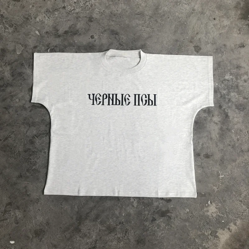 SAINT OF MICHAEL 1:1 KANYE DONDA Best Quality Streetwear Printed Tee Casual Loose Oversized Vintage 100%Cotton Tops T Shirt Men