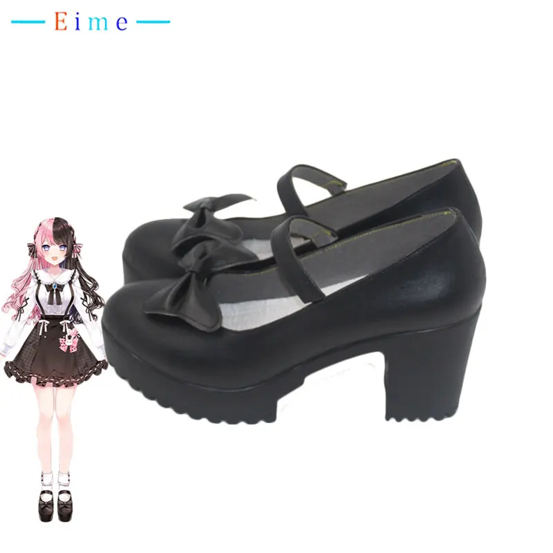 Hinano Tachibana Cosplay Shoes Vtuber Cosplay Prop PU Leather Shoes Halloween Carnival Boots Custom Made