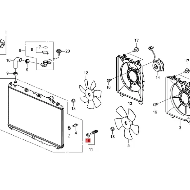 مناسبة لـ 2006- Ho nd aC iv ic Ci vi cS po rt ag eA cc أو dE ly si على Ja de Bi nz hi حشية مانعة للتسرب للحلقة على المبرد #2