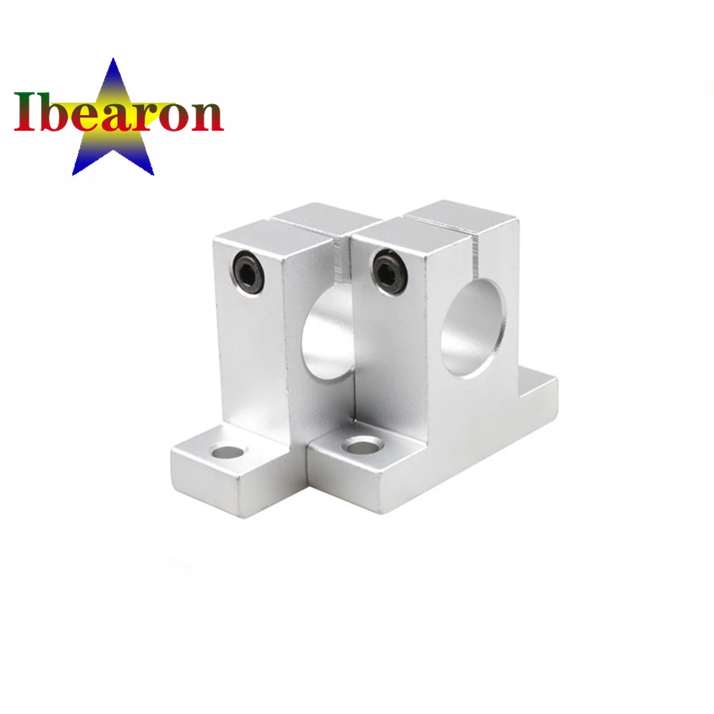 1PCS SK20 Aluminum Linear Rod Rail Horizontal Shaft Support For CNC Router XYZ Table 3D Printer Parts