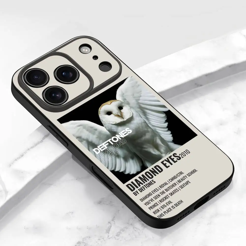 D-Deftones – coque de téléphone Ohms Gore, musique privée, pour iPhone 17,16,15,14,13,12,11,Pro,Max,Plus,E,Air,Mini, housse de protection noire