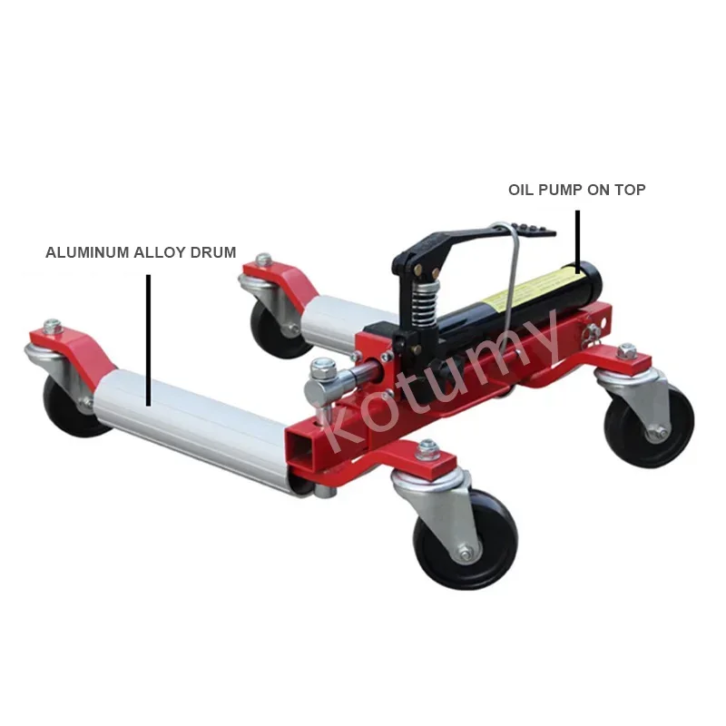 4T Car Moving Device Device Property Trailer Moving Artifact Universal Wheel Simple Motorcycle Car Moving Tool