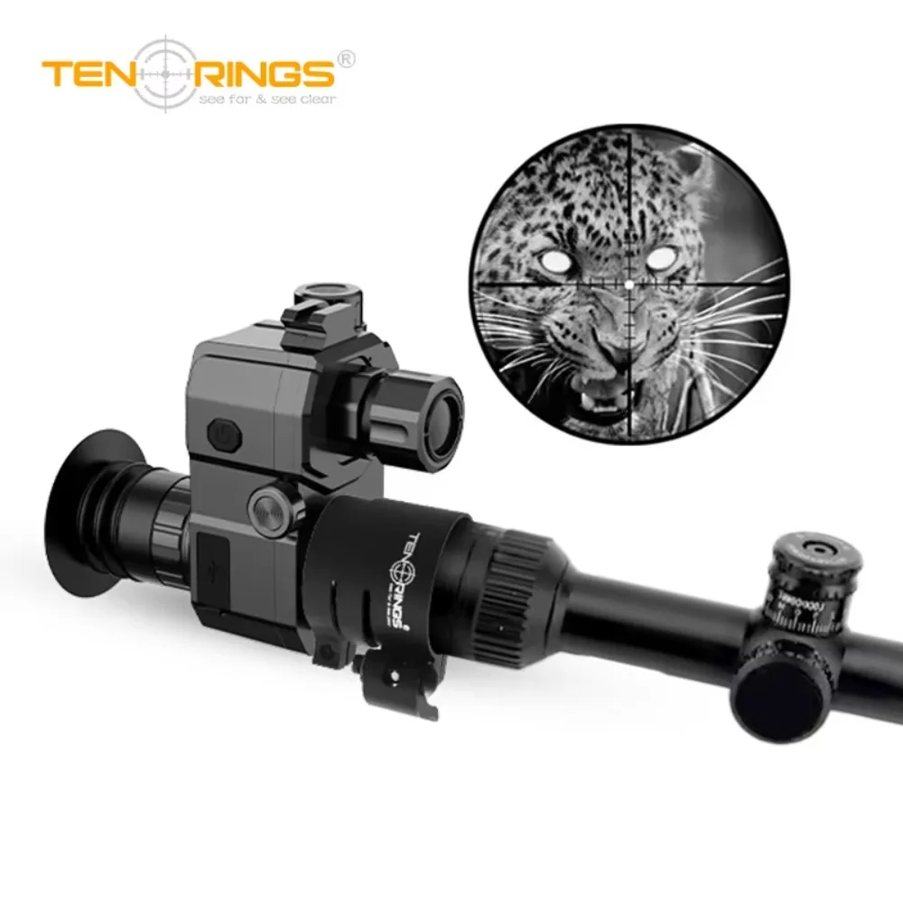 

Ten Rings New Infrared Night Vision Digital Outdoor Hunting Day And Night Use Monocular 1080P Night Vision Scope Sight