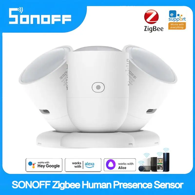 

Датчик присутствия человека SONOFF Zigbee, устройство для обнаружения присутствия микроволновых радаров, работает с Alexa для умного дома