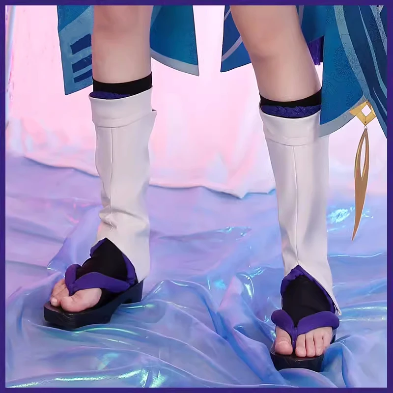 Game Genshin Impact Wanderer Balladeer Cosplay Shoes Scaramouche Clogs Unisex Halloween Carnival Party Costume Prop
