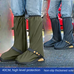 Rain Shoe Cover for Outdoor, Waterproof Boot Cover, PVC, High Tube, Factory, Wholesale