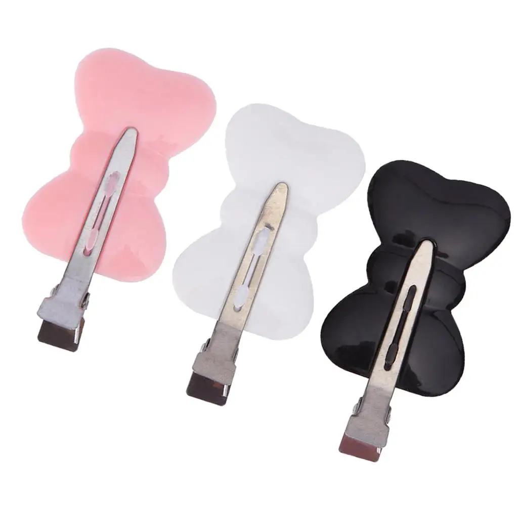 3Pcs Duckbill Hair Sectioning Clips Salon Hairdressing Clamps Styling Tools