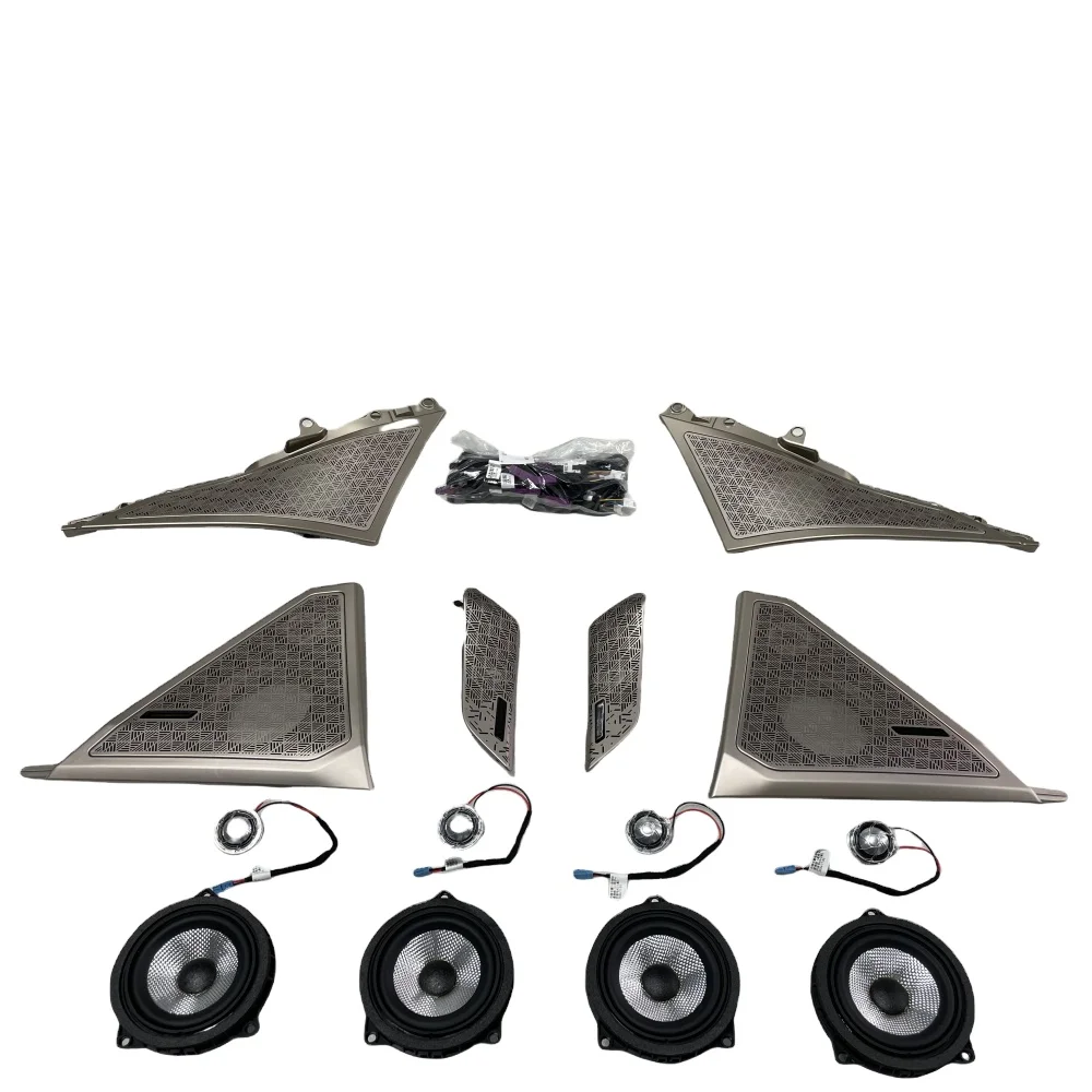 

For 5 Series 530i 540i M550iX I5 G60 G68 B&W Design LED Ambient Light Sound Speaker Tweeter Cover Trim Kit Accessory