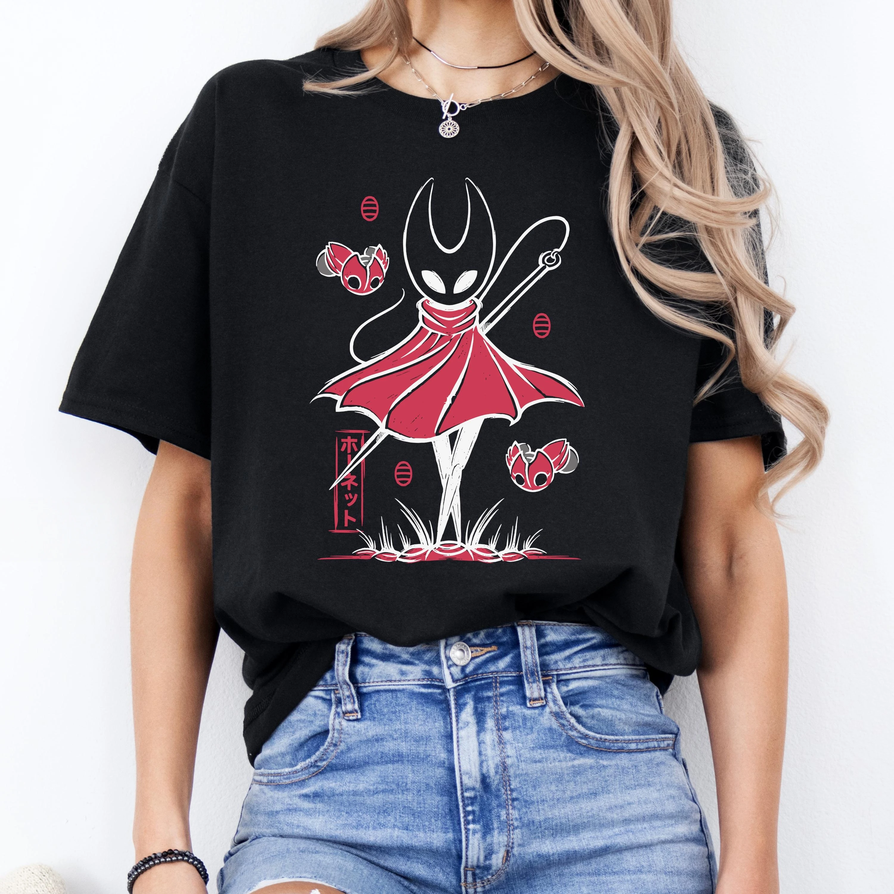 

Pop Up Game Peripheral Cartoon Image Print Creative Short Sleeved Pure Cotton Round Neck Men's and Women's T-shirt Unisex