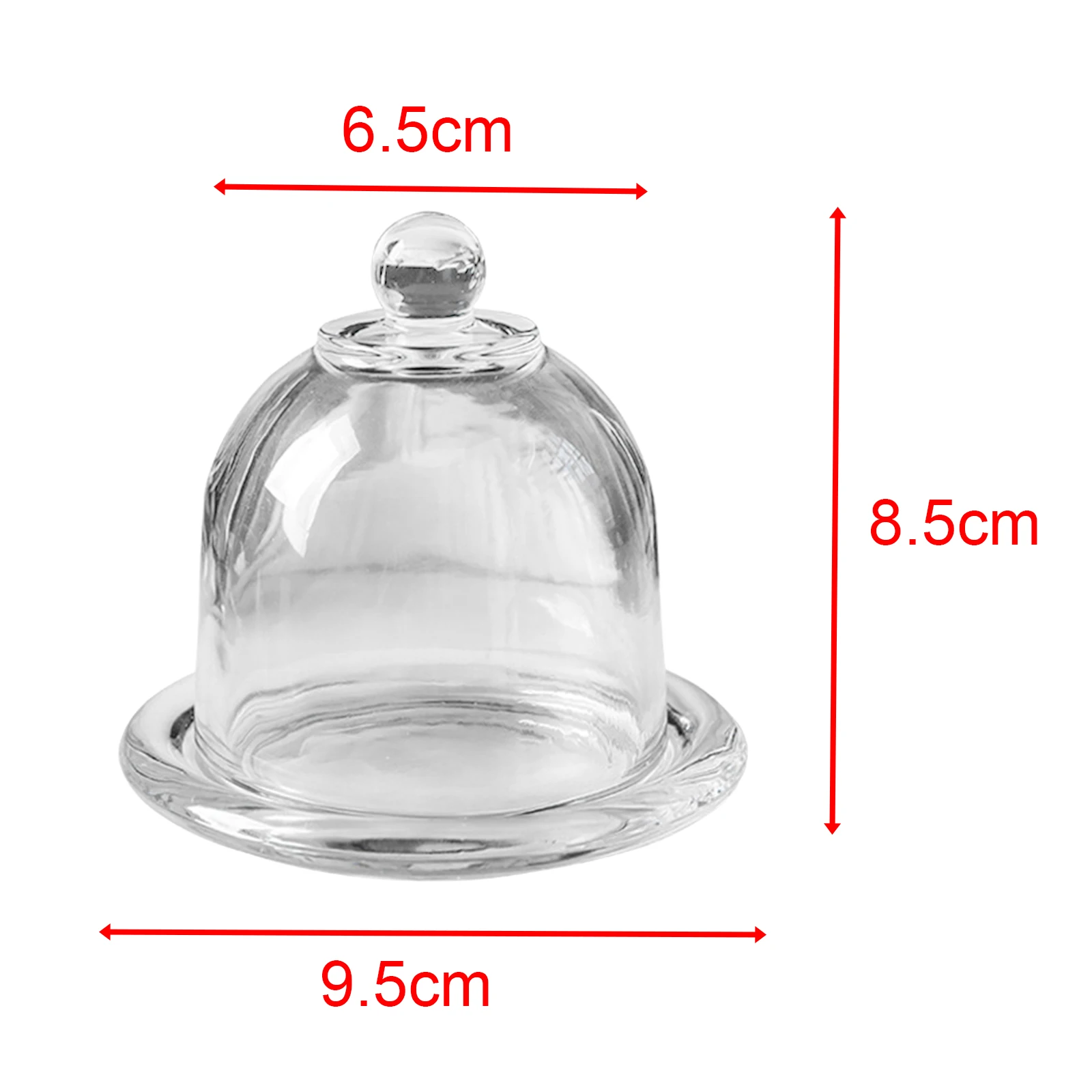 Transparent Reusable Cake Stand Cake Tray With Glass Lid Cover Crystal Glass Cover Cake Dessert Plate For Wedding Birthday Decor