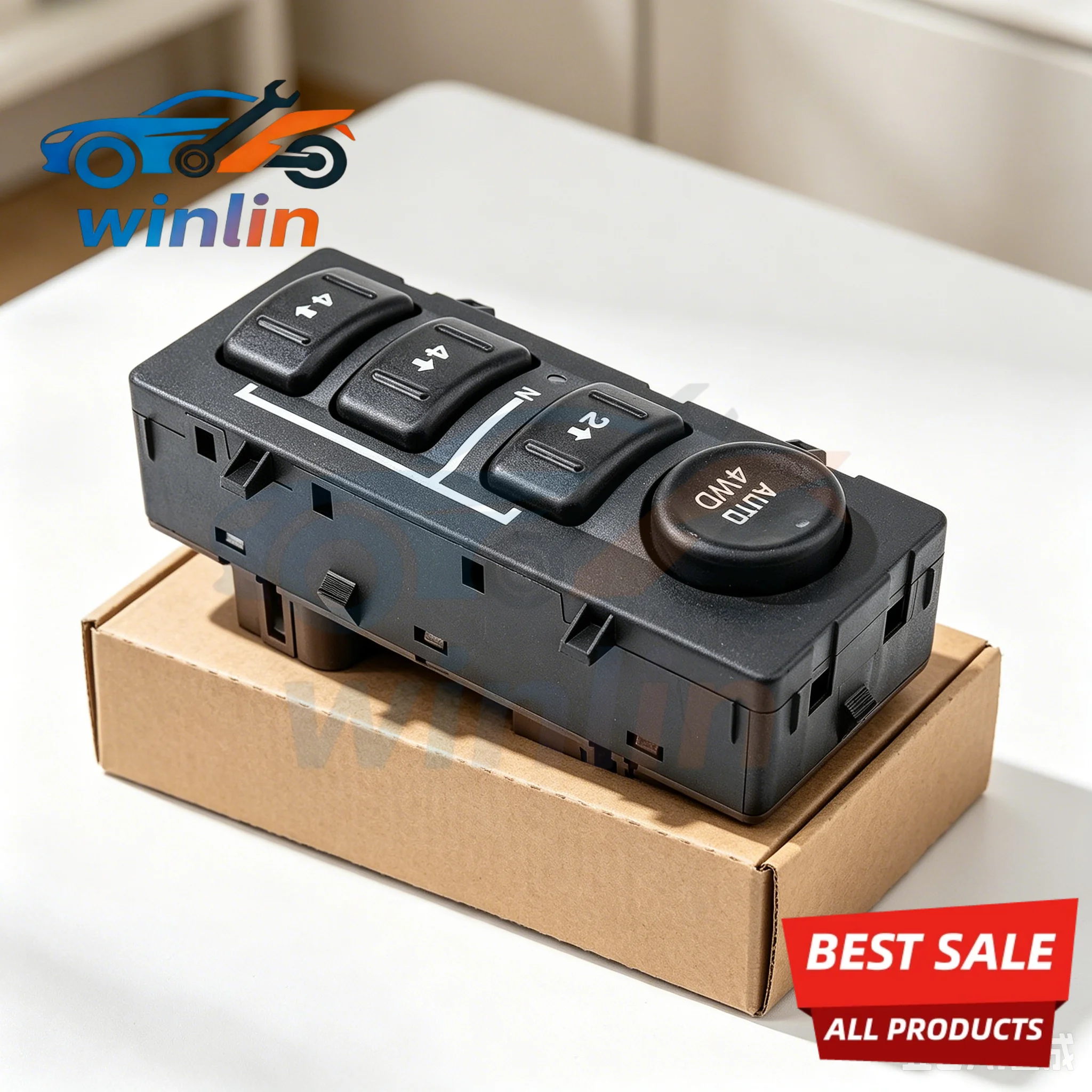 

15136039 4WD Wheel Drive Control Switch Transfer Case Button for Chevrolet Silverado Suburban for GMC Yukon